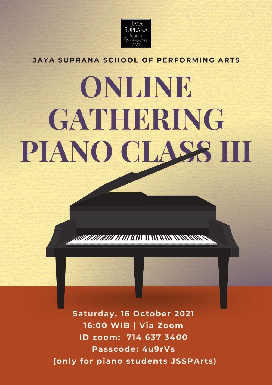 Online Gathering Piano Class III